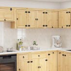 vidaXL Kast SKI HoningBruin 60 x 32 x 60 cm Massief, Verzenden, Nieuw, Bruin