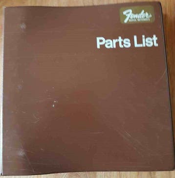 Fender Musical Instruments - Fender Replacement Parts List, Muziek en Instrumenten, Nieuw