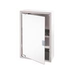 Differnz Spiegelkast Look 51x38x18 cm - zilvergrijs, Huis en Inrichting, Verzenden, Nieuw
