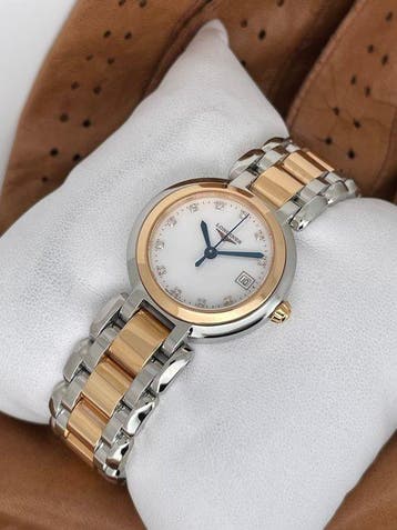 Longines - PrimaLuna 18K Diamonds Gold/Steel - L8.110.5.87.6