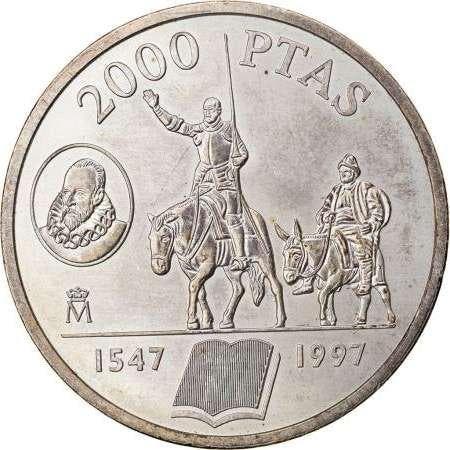 Spanje. 2000 Pesetas Real Casa de la Moneda de Madrid. 1997., Postzegels en Munten, Munten | Europa | Niet-Euromunten