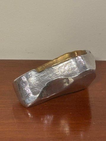 Tafelklok - ART3 Design - Brons, Aluminium - 1980-1990