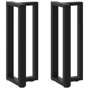 vidaXL Console tafelpoten 2 st T-vormig 25x28x(72-73) cm, Huis en Inrichting, Verzenden, Nieuw