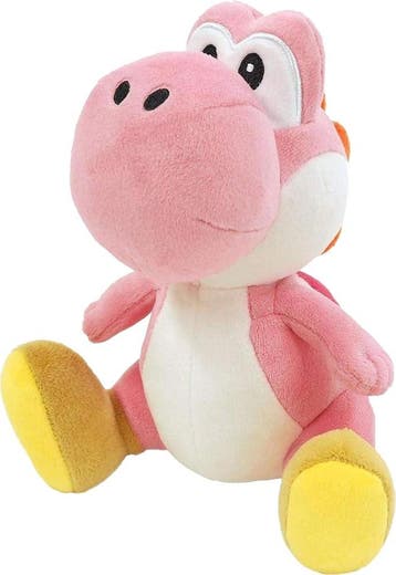 Super Mario - Pink Yoshi Knuffel (20 cm) | Together Plus -, Verzenden, Nieuw