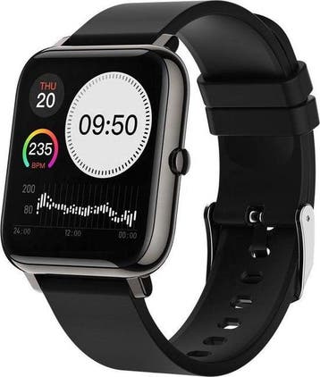 2dekans | MAOO Amplify Smartwatch – Incl. Screenprotector –, Ophalen of Verzenden, Zo goed als nieuw, Zwart, Maoo
