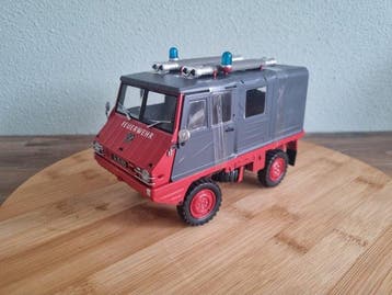 Schuco 1:18 - Modelauto - Styer-Puch Haflinger - Feuerwehr, Nieuw