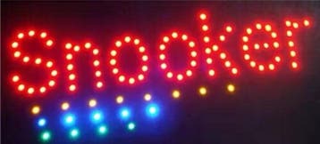 Snooker pool LED bord lamp verlichting lichtbak reclamebord, Verzamelen, Verzenden, Nieuw