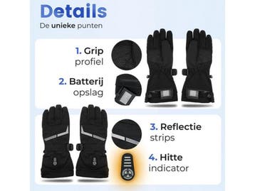 Qualitá® Verwarmde Handschoenen - Elektrische Handschoenen -, Verzenden, Nieuw