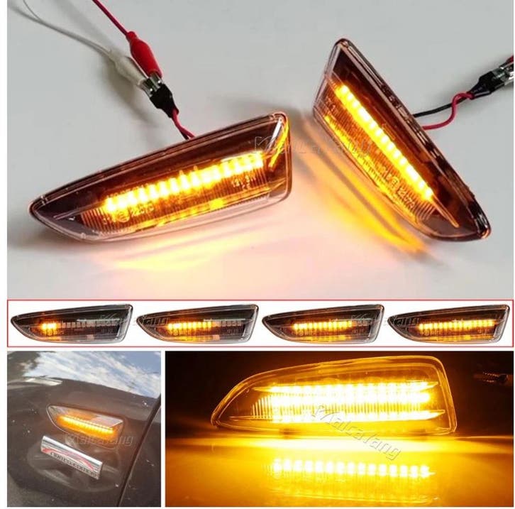 Dynamisch knipperlicht WIT tbv Opel Astra/ Crossland/, Auto-onderdelen, Verlichting