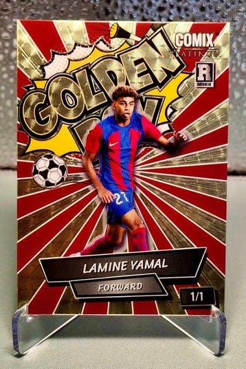 2024 Wild Card Comix Platinum Lamine Yamal 1/1 Golden Boy, Nieuw
