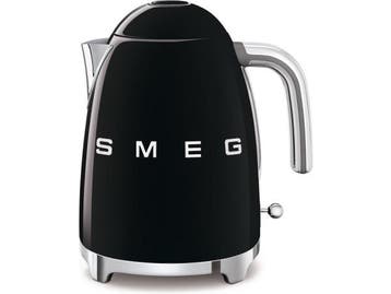 Veiling - SMEG KLF03BLEU Waterkoker - 1,7 Liter - 2400W - Zw, Nieuw