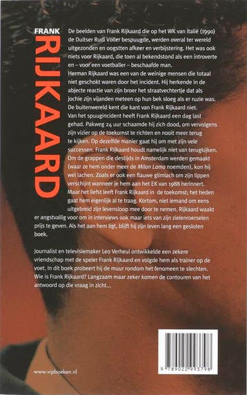 Frank Rijkaard 9789022993798 L. Verheul, Boeken, Verzenden, Gelezen, L. Verheul