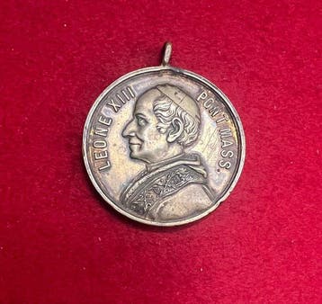 Vaticaan. Medal medaglia devozionale raffigurante Papa Leone