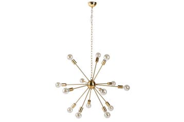 Hanglamp SPUTNIK 85 cm 14 armen goud - 41108, Ophalen of Verzenden, Nieuw