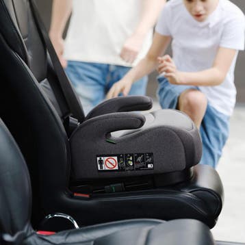 Zitverhoger isofix - Stoelverhoger auto - 6-12 jaar - Zwart, Kinderen en Baby's, Autostoeltjes, Verzenden, Zo goed als nieuw