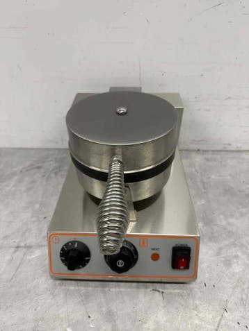 RVS Wafelijzer hartjes met timer 230V Horeca, Ophalen of Verzenden, Nieuw in verpakking