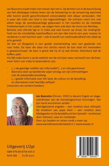 De koe uit Bangalore 9789087594350 Jan Boonstra, Verzenden, Gelezen, Jan Boonstra
