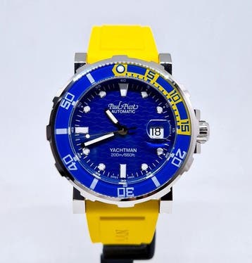 Paul Picot - Yachtman III Date P1151.SGN.3614CM001 - Heren -, Sieraden, Tassen en Uiterlijk, Nieuw