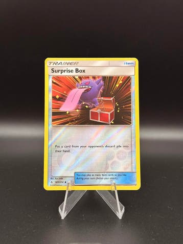 Pokemon Sun & Moon Surprise Box (Gengar) Reverse Holo #187/2, Verzenden, Gebruikt, Losse kaart
