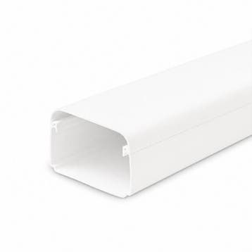 Canalit leidinggoot 125 x 75 mm 2mtr pvc wit, Ophalen of Verzenden, Nieuw