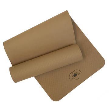 Pilates mat TPE extra dik 10 mm donkergroen - Lotus, Verzenden, Nieuw