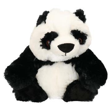 Pluche knuffel panda 30 cm - Knuffel pandaberen, Ophalen of Verzenden, Nieuw