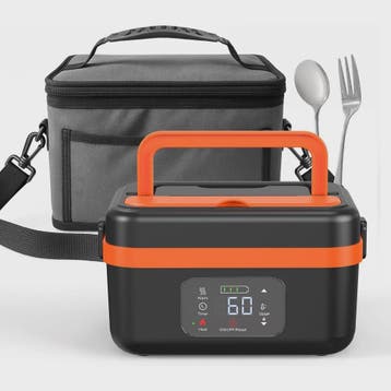 Draagbare Elektrische Lunchbox 1L met Timer & Powerbank - Al, Verzenden, Nieuw