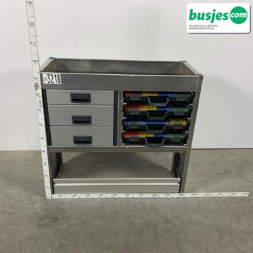 Aluca bedrijfswageninrichting 1005x420x950mm (3218), Ophalen of Verzenden