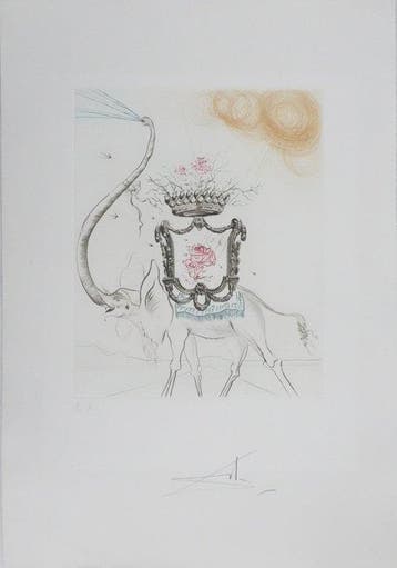 Salvador Dali (1904-1989) - Eléphant royal