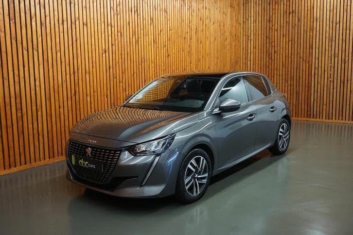 PEUGEOT 208 1.2 PURETECH GT-LINE PANODAK CAMERA Nr. 064, Auto's, Peugeot, Onderhoudsboekje, Handgeschakeld, Hatchback, Zilver of Grijs