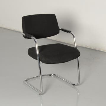 Markant vergaderstoel, zwart, sledeframe,, Huis en Inrichting, Stoelen, Ophalen of Verzenden, Nieuw