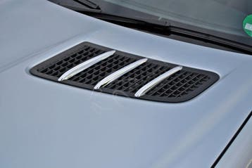 chrome Lüfteinlass Finnen Motorhaube geschikt voor Mercedes