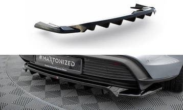 Diffuser Porsche Taycan 1 / 4 / 4S / GTS Glans Zwart, Ophalen of Verzenden, Nieuw