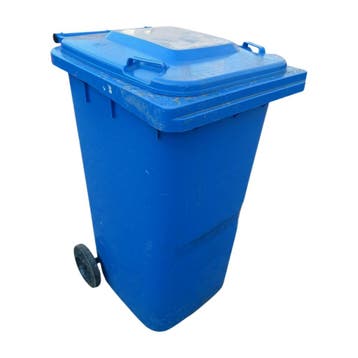 240 liter container/kliko, gebruikt  (Blauw), Ophalen of Verzenden, Gebruikt