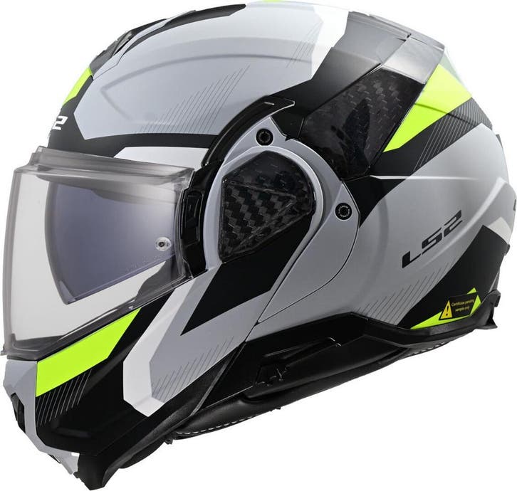 LS2 FF910 Advant II Triple Licht Grijs Systeemhelm, Motoren, Kleding | Motorhelmen, Systeemhelm, Heren, XXL, Nieuw met kaartje