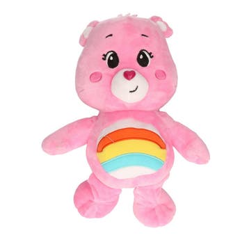 Troetelbeertjes knuffel - roze pluche - 28 cm - cartoon, Verzenden, Nieuw