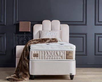 Opbergboxspring Jazzlyn 1-Persoons - 90 x 200, Nieuw