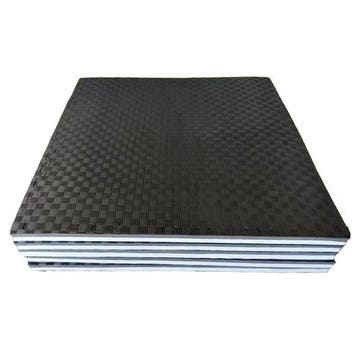 Puzzelmat EVA schuim zwart/grijs 4 cm - 104x104 cm per tegel, Verzenden, Nieuw