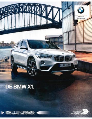 2017 BMW X1 BROCHURE NEDERLANDS, Nieuw, BMW, Author