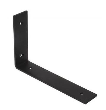 Plankdrager LOFT 200x130 mm mat zwart, Huis en Inrichting, Woonaccessoires | Wandplanken en Boekenplanken, Verzenden, Nieuw