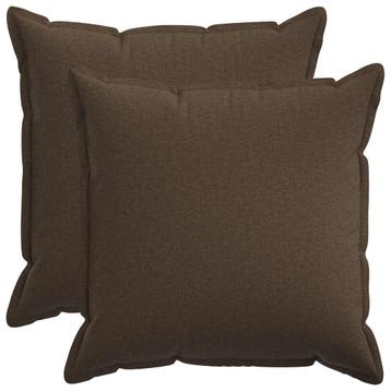 vidaXL Kussensloop 2 pcs HOUTEN Taupe 70 x 70 cm Faux Linnen, Huis en Inrichting, Verzenden, Nieuw