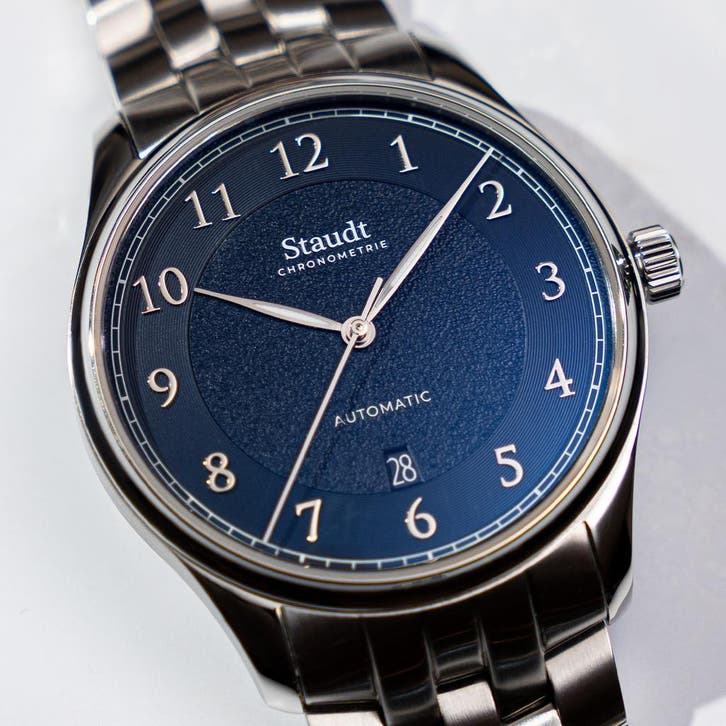 Nederlands horloge: Staudt Prelude Automatic (jong gebruikt), Sieraden, Tassen en Uiterlijk, Horloges | Heren, Staal, Zo goed als nieuw
