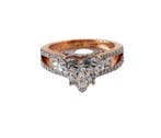 Ring - 14 karaat Roségoud - 3.27ct. tw. Diamant (Lab-grown), Nieuw