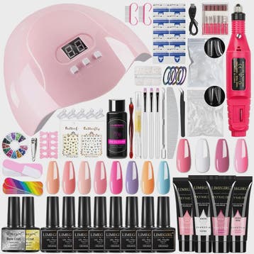 Complete Gel Nagellak Set met UV Lamp en Elektrische Vijl -, Verzenden, Nieuw