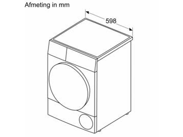 Bosch WTW875W0 - Warmtepompdroger - 8 kg - SelfCleaning, Verzenden, Zo goed als nieuw