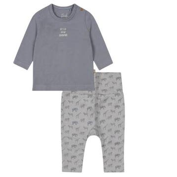Dirkje 2 pce babysuit high waist organic cotton - 56 (1-2, Ophalen of Verzenden, Nieuw