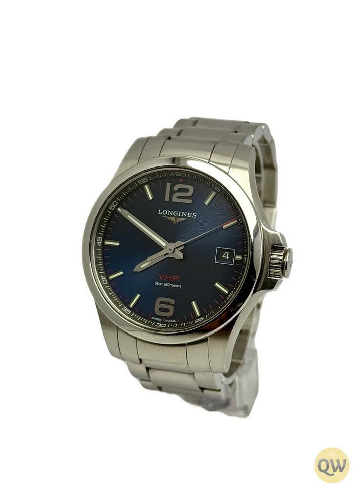Longines Conquest V.H.P. 41MM, Sieraden, Tassen en Uiterlijk, Horloges | Heren, Polshorloge, Zo goed als nieuw, Ophalen of Verzenden