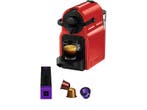 Krups -   Nespresso Inissia - Capsulemachine Rood, Verzenden, Nieuw, Koffiepads en cups, Afneembaar waterreservoir