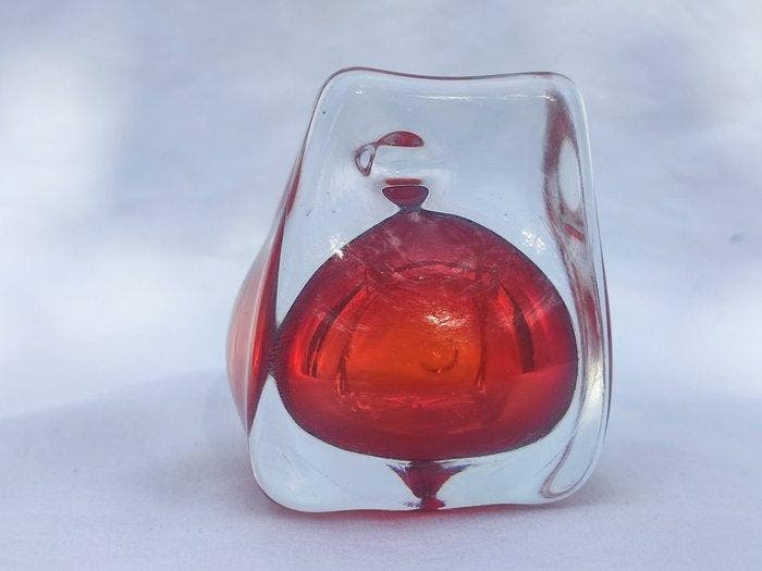 Patrick Stern - Presse-papier - Signed - Glas, Antiek en Kunst, Curiosa en Brocante