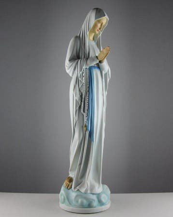 Dupon Brugge - Beeld, Our Lady of Banneux - 67 cm - Gips